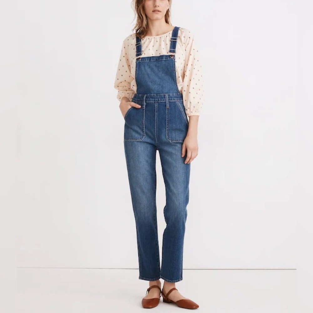 Madewell Stovepipe Overalls M (runs small)
